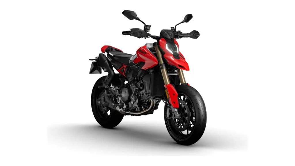 Ducati Hypermotard V2 MY26 लाल रंग में, आधिकारिक फोटो