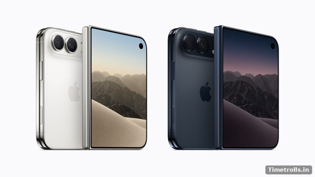 iPhone Duo स्टार व्हाइट और नाइट स्काई रंग में, Apple की आधिकारिक प्रेस फोटो