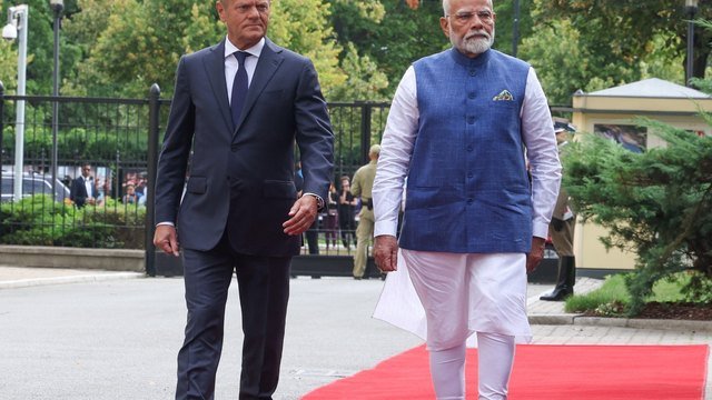Donald Tusk India visit से पहले अगस्त 2024 में वारसॉ में PM मोदी और डोनाल्ड टस्क
